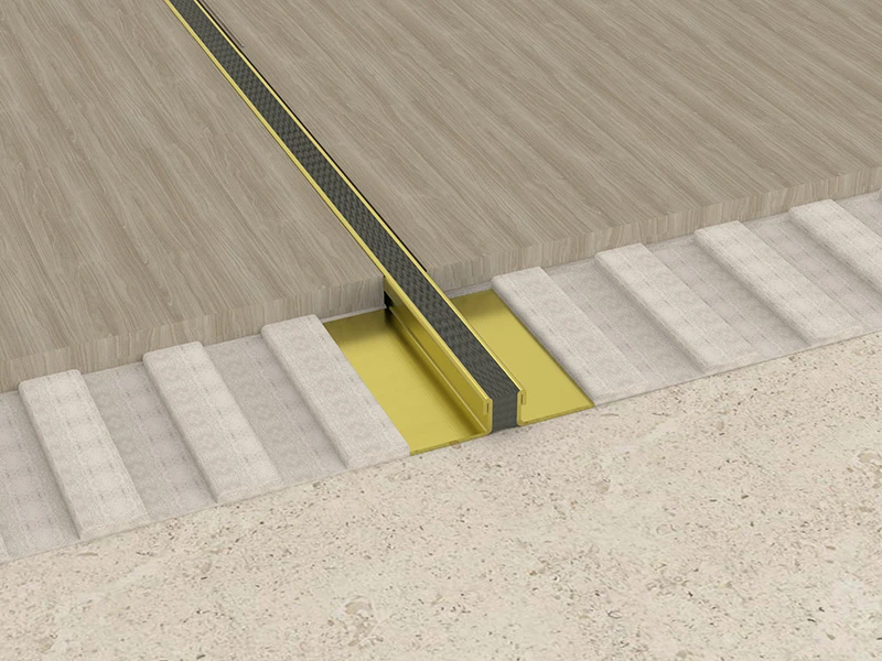 Metal aluminum movement joints (2)