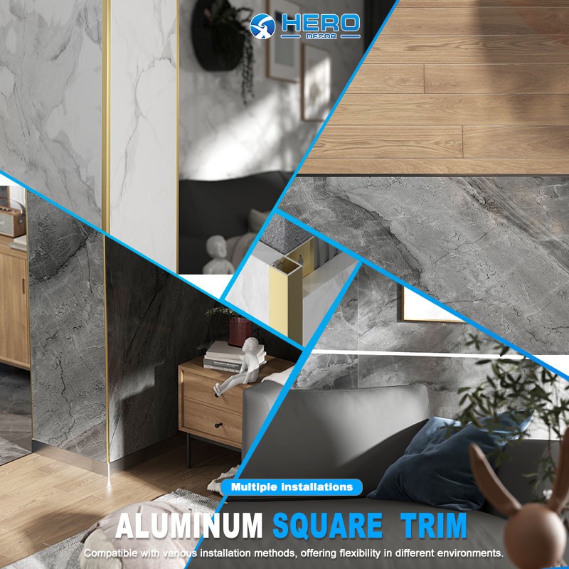 Aluminum Square Edge Trims Aluminum Square Edge Trims